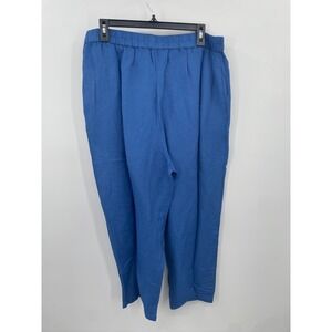 Gudrun Sjödén Trousers Margit Leg Stretch Pant Crop Size Large Women's Trousers